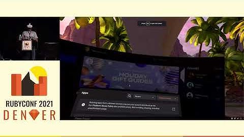 DragonRuby Game Toolkit - RubyConf 2021 VR Highlight