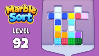 Marble Sort level 92 solution