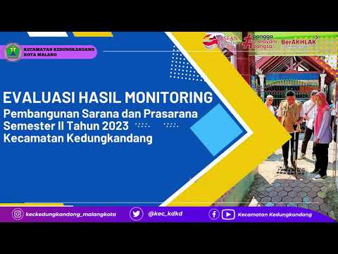 EVALUASI HASIL MONITORING PEMBANGUNAN PRASARANA DAN SARANA TAHAP II | TA.2023