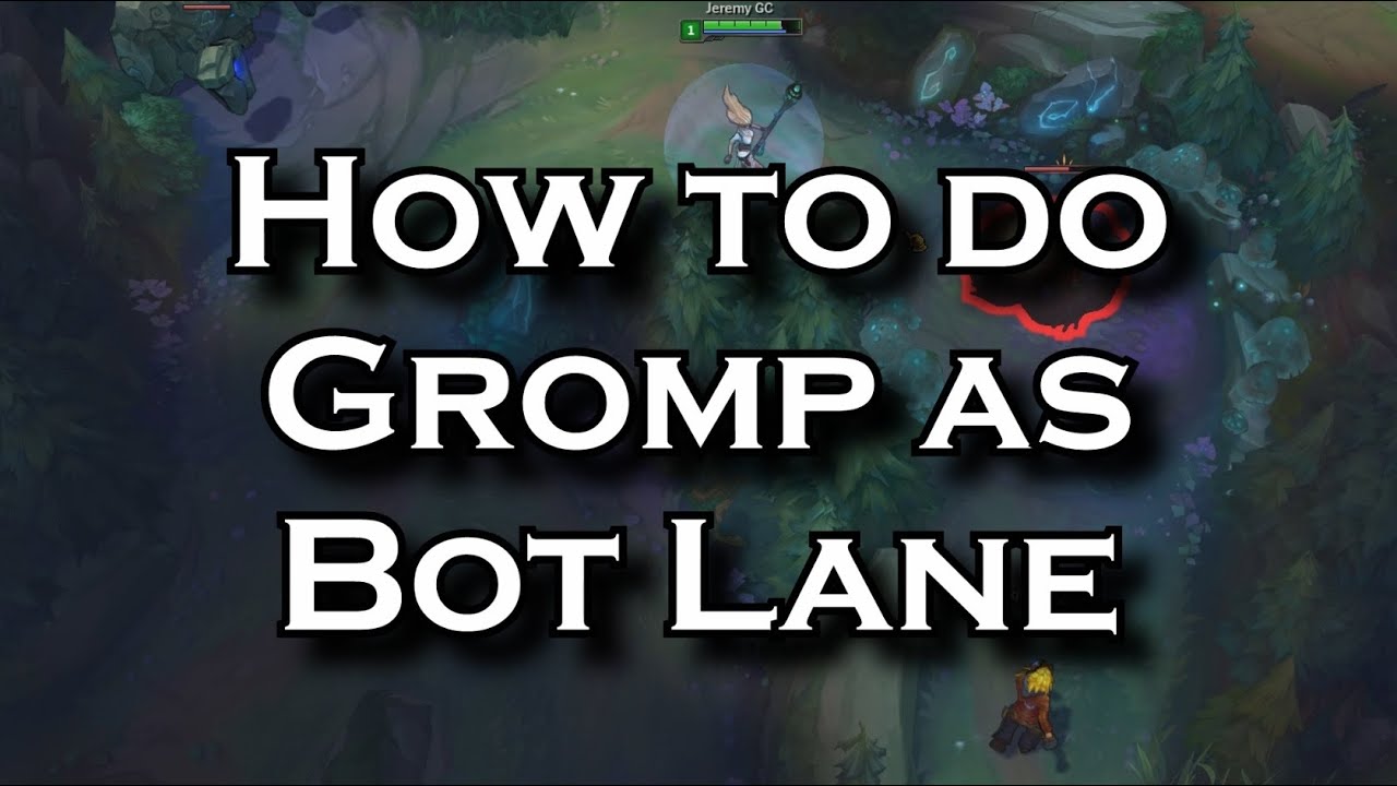 league of legends gameplay 2019 How to Kite Gromp as Bot Lane at Level 1: The Counter to Krugs | League of Legends LoL