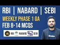 General Awareness | 8 - 14 FEB | Current Affairs for RBI Grade B 2026 | SEBI | NABARD