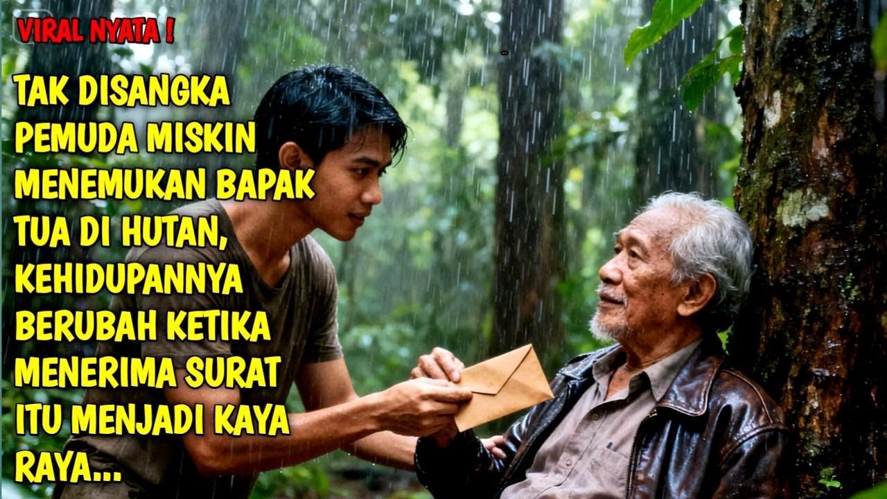 TAK DISANGKA PEMUDA MISKIN MENEMUKAN BAPAK TUA DI HUTAN, KEHIDUPANNYA BERUBAH KETIKA MENERIMA SURAT