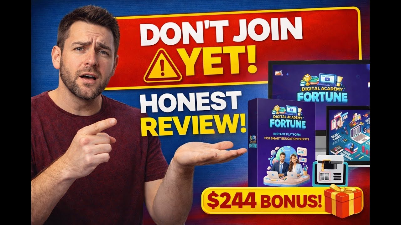 Digital Academy Fortune Review ⚠️ Don’t Join Until You Watch This (Full Breakdown + Bonuses)