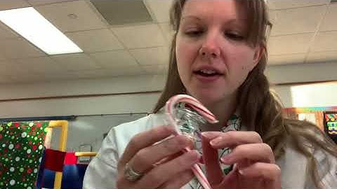 Dissolving Candy Cane Experiment