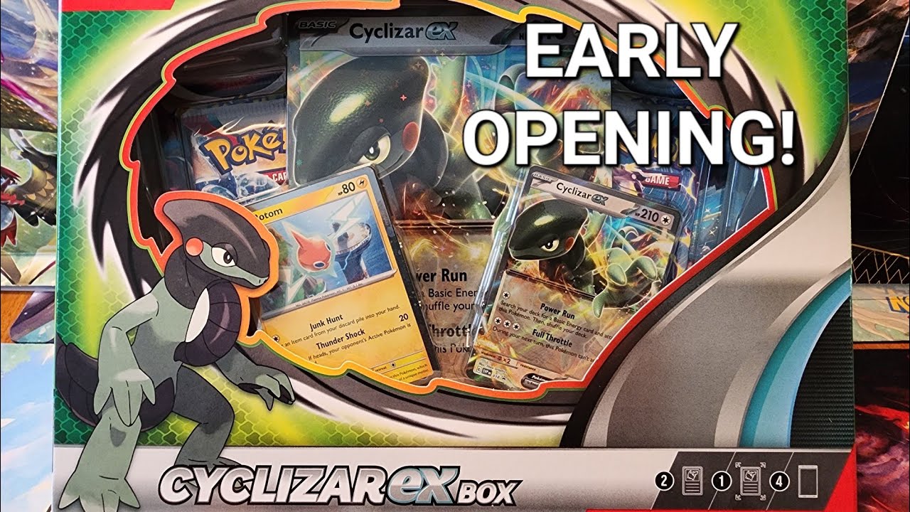 Cartas Pokémon TCG - Pokémon TCG: Cyclizar Ex Box