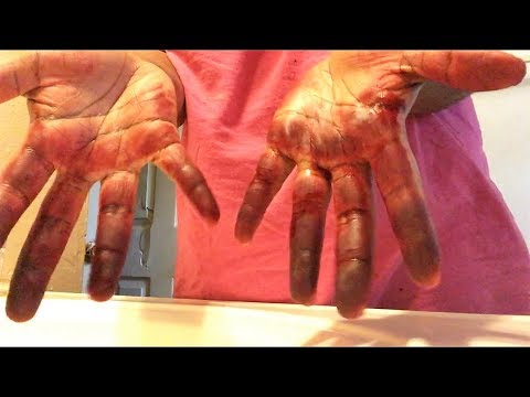 Removing Hair Dye From Your Hands Easy!! - YouTube