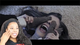Reacting To SCARY SHORT HORROR FILMS (Don't Look Away, Door In The Woods, Make Me A Sandwich, etc.)
