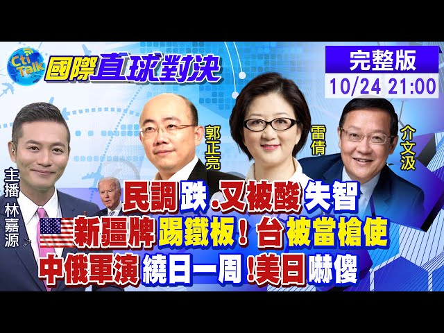 【國際直球對決】中俄10艦繞日一周! 美炒作新疆人權! 百國撐華力挺@全球大視野 20211024完整版