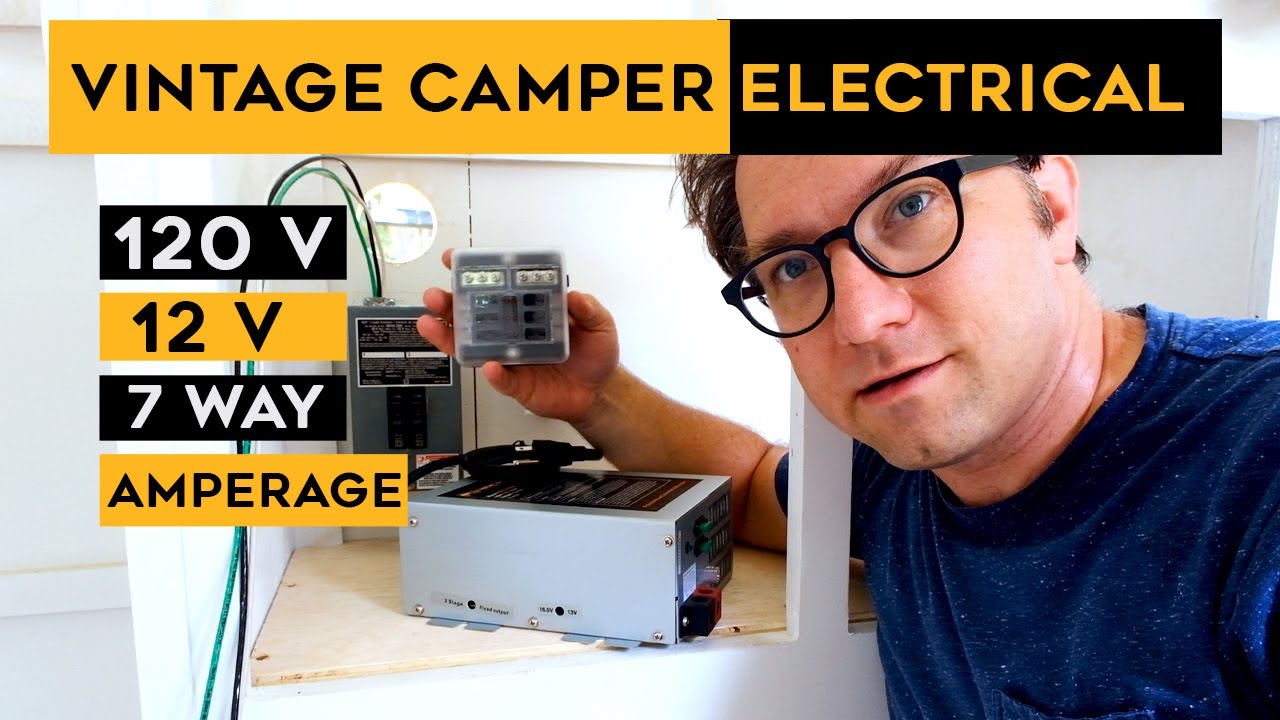 🗲СВОИМИ РУКАМИ ЭЛЕКТРИЧЕСКОЕ ОБОРУДОВАНИЕ ДЛЯ ВИНТАЖНОГО КЕМПЕРА🗲 12 Вольт, 120 Вольт, 7-позицион...