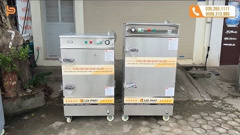 Tủ Nấu Cơm 6 Khay 8 Khay Có Hẹn Giờ 2024 - Hệ Thống Ngắt Điện Nếu Cạn Nước