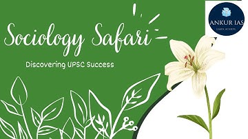 UPSC Sociology : EQUALITY - Chapter 5 - Paper 1 | Lecture 1