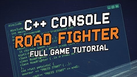 Build Road Fighter from Scratch | C++ Console Game Tutorial.#indiegame #gamedev #games #masterofnone