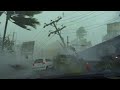  dormir inmediatamente con sonidos de fuerte tormenta  viento lluvia intensa y truenos la noche 