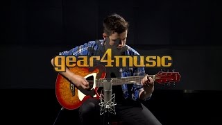 Deluxe Thinline Electro Acoustic Guitar by Gear4music (Performance)