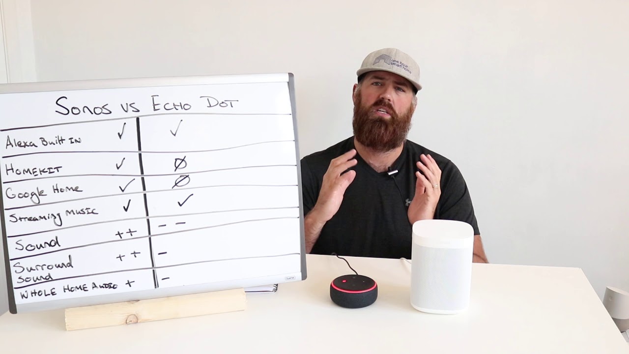 echo dot with sonos one