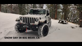 OffRoading in the Snow | Big Bear California | Jeep Wrangler EcoDiesel