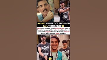 Akshay Kumar Got Angry On Fan, But Later, Akshay Smiled & Clicked A Selfie With Him#akshaykumar#news