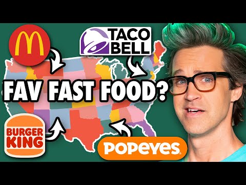 What's The Most Popular Fast Food In Each State?