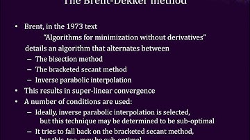 6.2.7 Brent-Dekker method