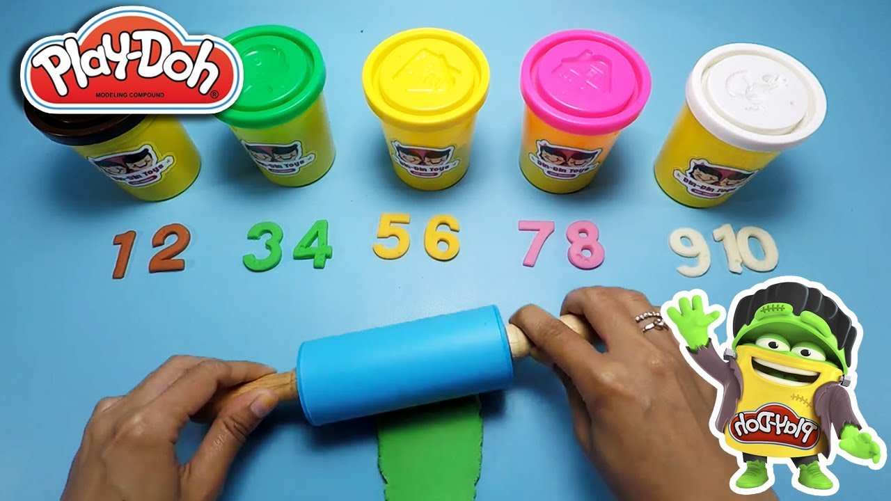 Bermain Angka dan Berhitung Menggunakan Play  Doh  Mainan  