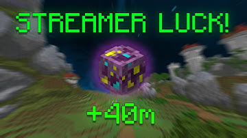 Streamer Luck Is Real! (Hypixel Skyblock)