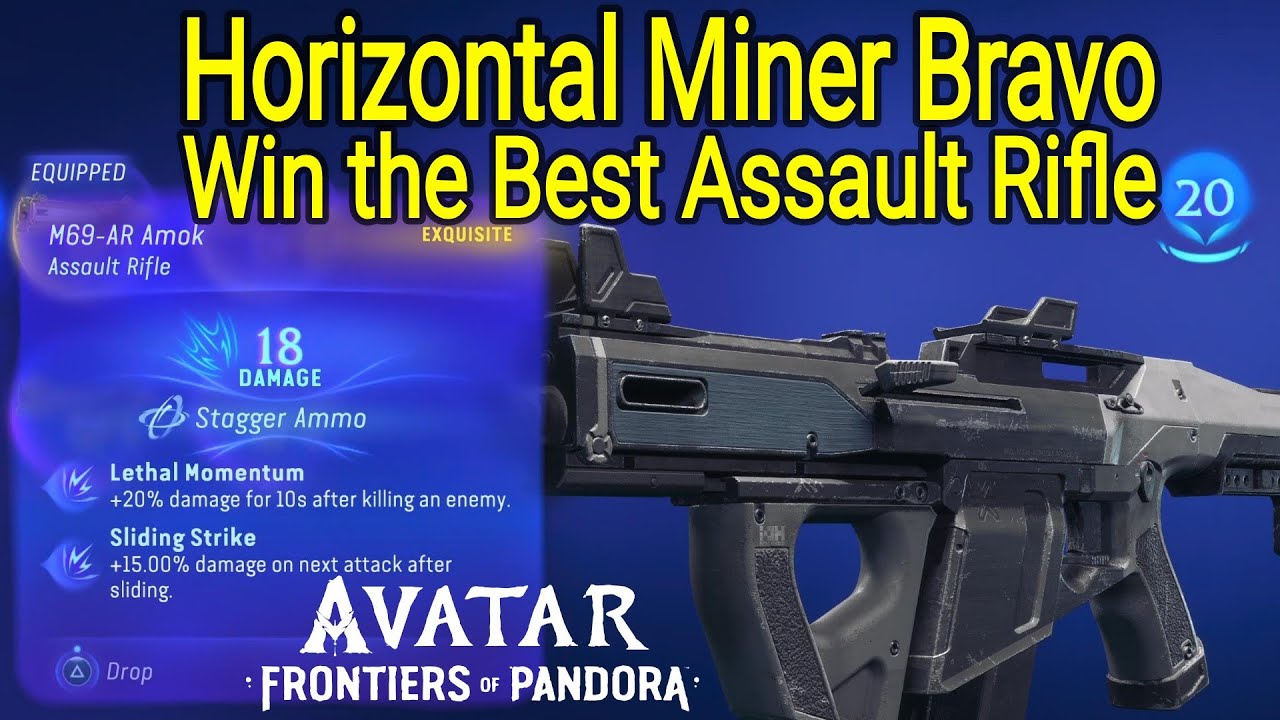 M69 Rifle Avatar Best Assault Rifle - Horizontal Miner Bravo - Avatar Frontiers of ...