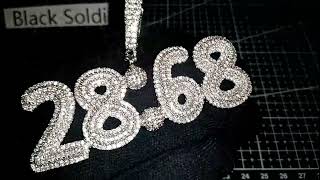 Black Soldier jewelry custom name necklace 2021122801
