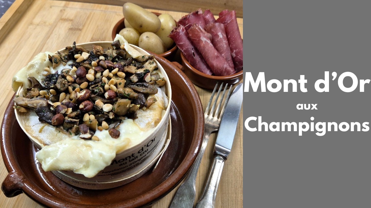 Mont d’Or aux champignons au four : crémeux, parfumé… le plat d’hiver parfait !