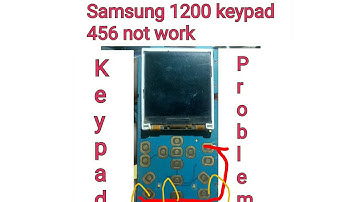 Samsung e1200y 456keypad batan not working l Samsung e1200y 456 keypad batan jamfer l Samsung e1200