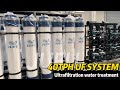 40tph ultrafiltration water treatment system  jufu water