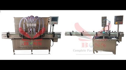 6 Head Servo Piston Filling with 1 Head Capping Machine