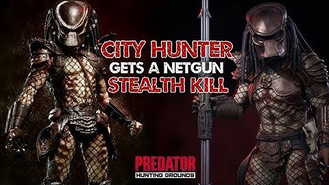 CITY HUNTER gets NETGUN STEALTH KILL!? We finally get level 150!! Predator Hunting Grounds