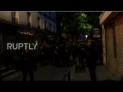 LIVE: Tensions high as protesters rail at French election results