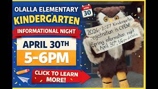 Kindergarten Informational Night &  Registration for 2026-2027
