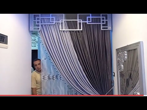 أسهل طرق تعليم خياطه الستائر الاويمه الخشب من البدايه الى التعليق والتشطيب