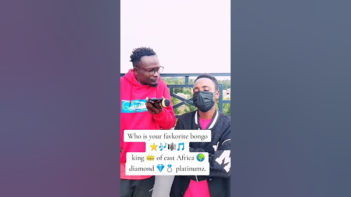 Who is your Favorite Bongo star? "King 👑 of  east ➡️ Africa Diamond 💎💍 Platinumz. @dplatnumz