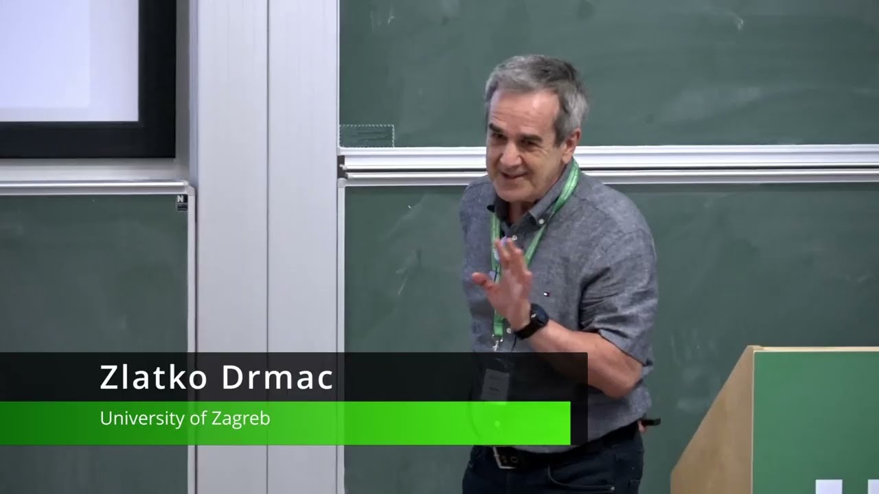 Prof. Zlatko Drmac | Residuals and mixed backward shadowing stability of the EDMD/KMD