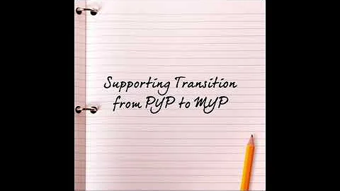 ATL Skills for Transition from PYP to MYP