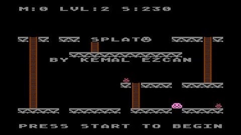 Splat! for Atari XL by Kemal Ezcan