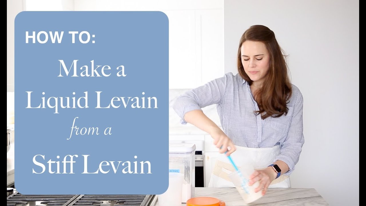 HOW TO MAKE A LIQUID LEVAIN from a stiff levain What to do when a