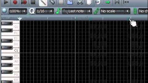 Tutorial : Delays And Velocity in Trance bass-lines in Piano-roll  (part 1)