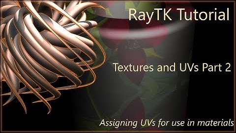 RayTK Tutorial: Textures and UVs Part 2