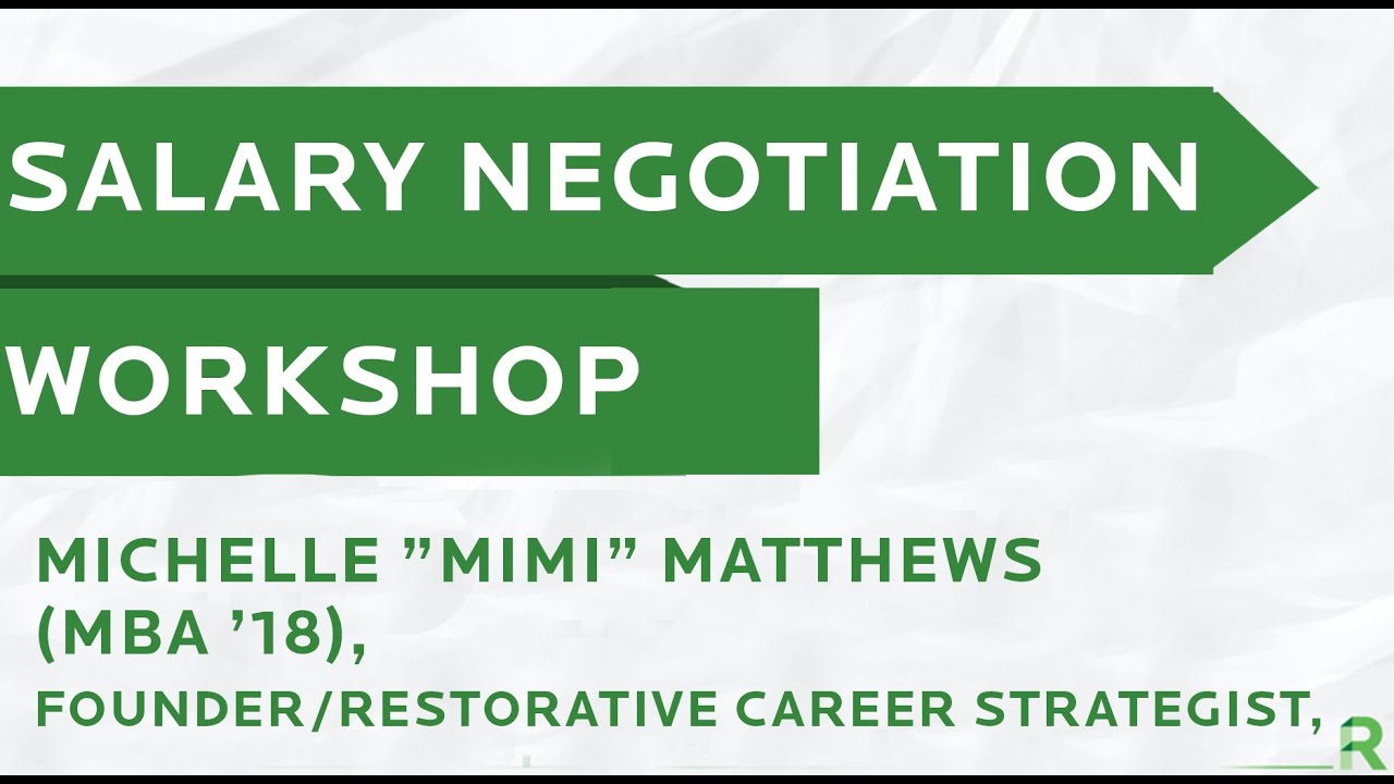 Salary Negotiation YouTube