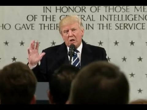 Trump Speaks At CIA HQ-Full Speech