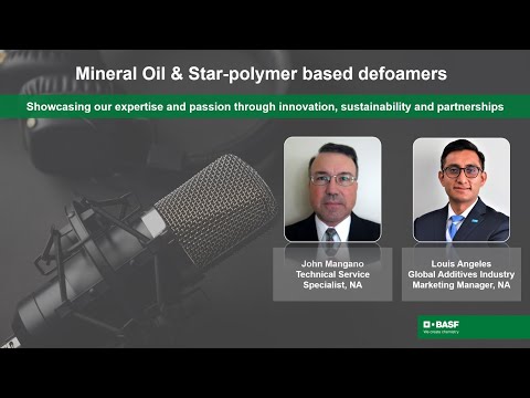 BASFs defoamers product range: Mineral Oil and Star-polymer based