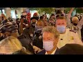 Rand Paul confronted by protesters after Trump's RNC speech