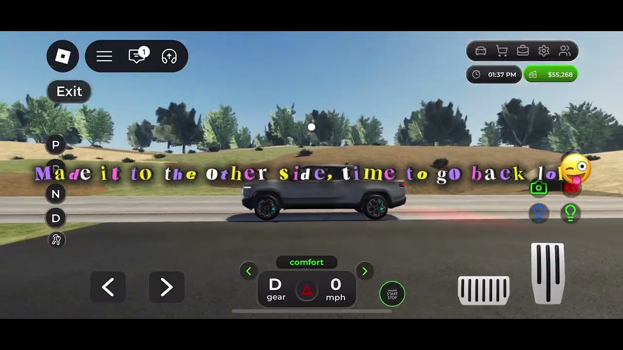 Roblox,Mojave valley  car reviewing🚗 and highway driving🛣️