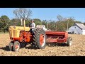 J.I. CASE 800 Tractor Seeding Wheat