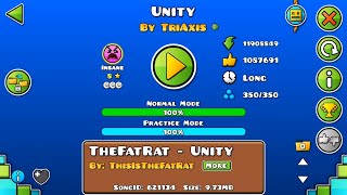 Geometry Dash | Unity by TriAxis 100% (Insane 8*) | All Coins