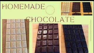 Homemade Chocolate Bar | Homemade Chocolate| chocolate 